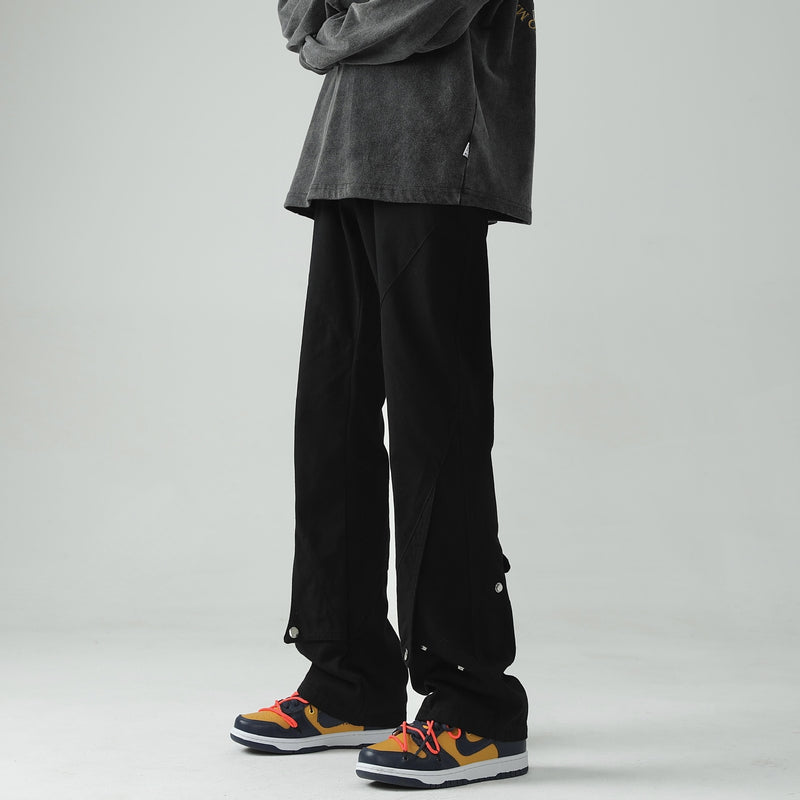 Men Sweatpants Overalls Men's Spring and Autumn Loose Straight