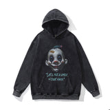 Unisex Vintage Hoodie Sweater Vintage Print Loose Hoodie
