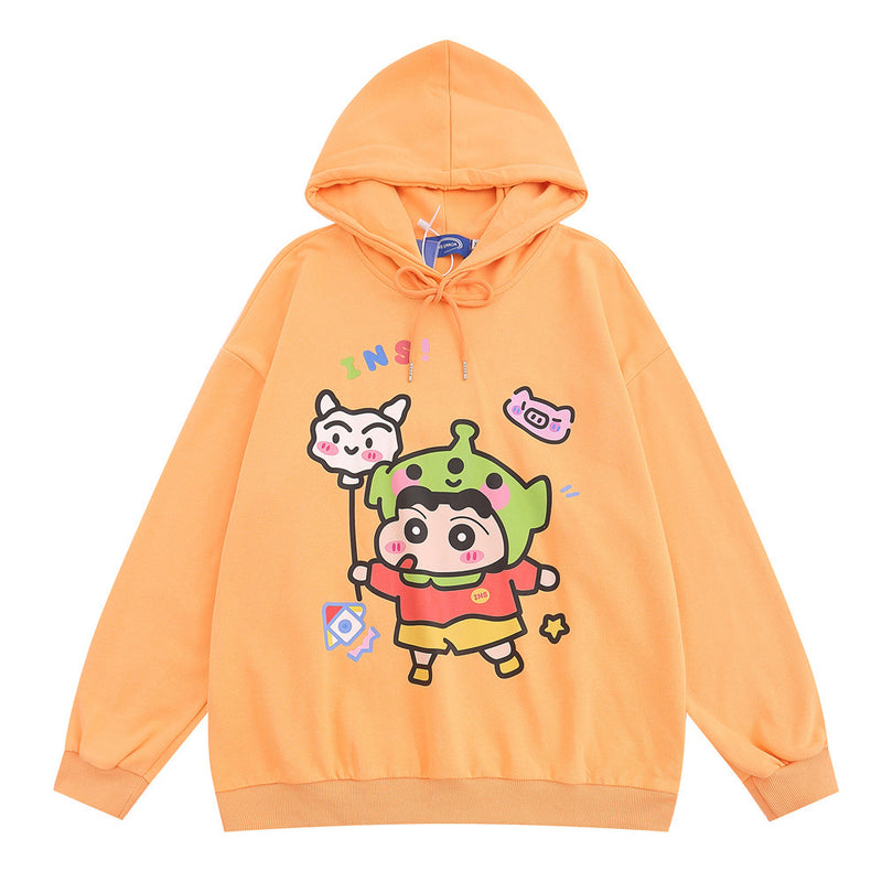 Men Hoodie Crayon Xiaoxin Printed Hoodie