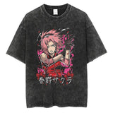 Men Streetwear T Shirt Japanese Harajuku Tshirt Anime