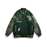 Varsity Jacket Vintage Spring Embroidery Baseball Uniform