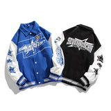Varsity Jacket Vintage Fall Loose Baseball Uniform