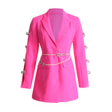 Frankie Shop Hourglass Blazer Autumn Dress Butterfly