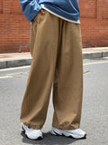 Men Sweatpants Straight Cargo Pants Men Loose Wide Leg Leisure
