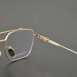 CHH Chrome Hearts Glasses Toad Mirror Double Beam Full Frame Glasses Frame