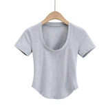 Women T-Shirt Summer Short-Sleeved Shirt Short T-shirt