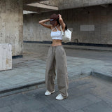 Women Cargo Pants Women's Loose Straight Summer