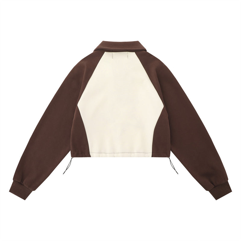 Women Hoodie Short Sweater Women's Long Sleeve Autumn Top
