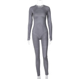Women Jumpsuit Women's Clothing Winter Print Sports Long Sleeve Jumpsuit