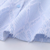 Men Long Sleeved T Shirt Pinstripe Long Sleeve Shirt Men Spring and Autumn Patchwork Shirt Loose Casual