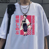 Anime Kochou Shinobu Printed T Shirts