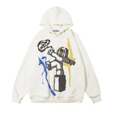 Men Hoodie Anime Printed Hoodie Men's Loose Hoodie Spring and Autumn