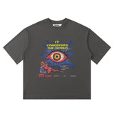 House Of Errors T-Shirt Eye of Truth 3D Printed Eyes Short Sleeve Loose T-Shirt
