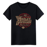 2024Men's Motorcycle Harleys Sport Davidson T Shirt Pure