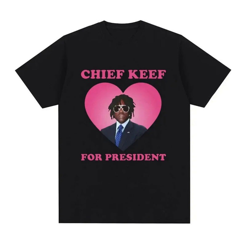 Chief Keef T Shirt Rapper Chef Keef für Präsident Drucken T-Shirt