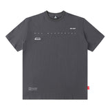 Men T Shirt Letter Print Summer Short-Sleeved T-shirt Men's Loose