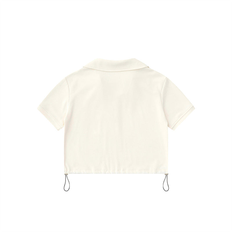 Women T-shirt V-neck Short T-shirt Women's Summer Short-Sleeved Top