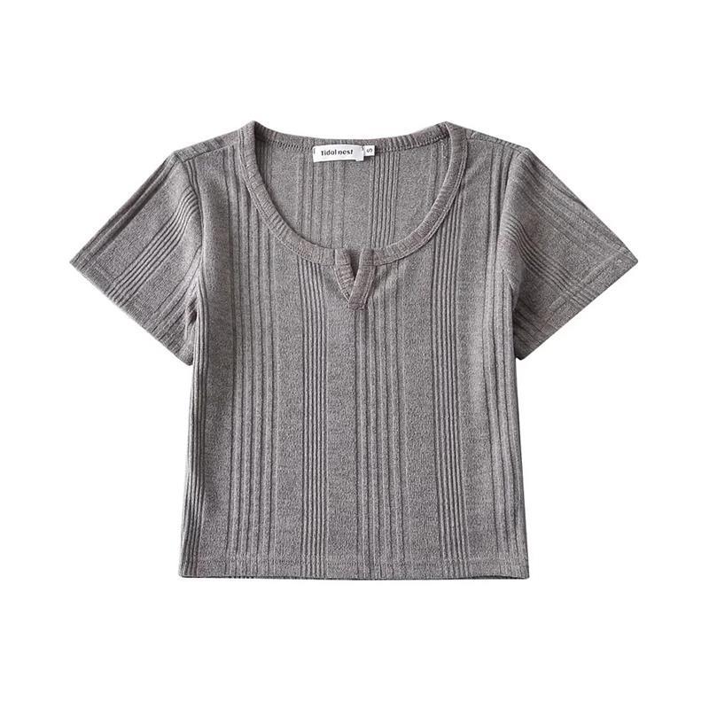 Women T-Shirt Knitwear Women's Summer Loose Short Sleeves T-shirt