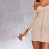 Women Desses Dress Autumn Women Stitching Long Sleeve Narrow