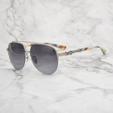 CHH Chrome Hearts Glasses Versatile Large Frame Pure Titanium Myopia Glasses Frame