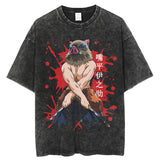 Graphic Casual Oversized Cotton Tees for Men Women