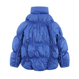 Men Cotton Padded Jacket Pure Color Thickened Bread Coat Men's Winter Warm Cotton-Padded Coat