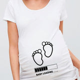 Baby In Progress Baby Loading Maternity Short Sleeve