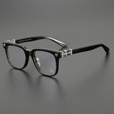CHH Chrome Hearts Glasses Frame Square Myopia Glasses Frame Optical Anti-Blue Glasses