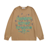 Men Long Sleeve Shirt Printed Long Sleeve T-shirt Men and Women All-Matching Couple