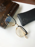 CHH Chrome Hearts Glasses Ultra Light Glasses Frame Retro Square Simple Glasses Frame