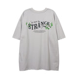 Men T Shirt Sweet Cool Abstract Oil Painting Print Short Sleeve T-shirt Loose