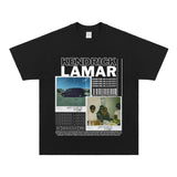 Kendrick Lamar T Shirts Hip Hop Rap Loose Short Sleeves