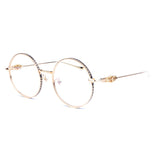 CHH Chrome Hearts Glasses carved high-end spectacle frame round literary spectacle frame