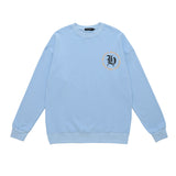 Men Long Sleeve Shirt Loose round Neck Sweater Male Letter Top Autumn