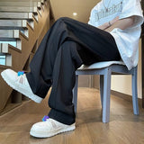 Men Sweatpants Drape Ice Silk Pants Men's Summer