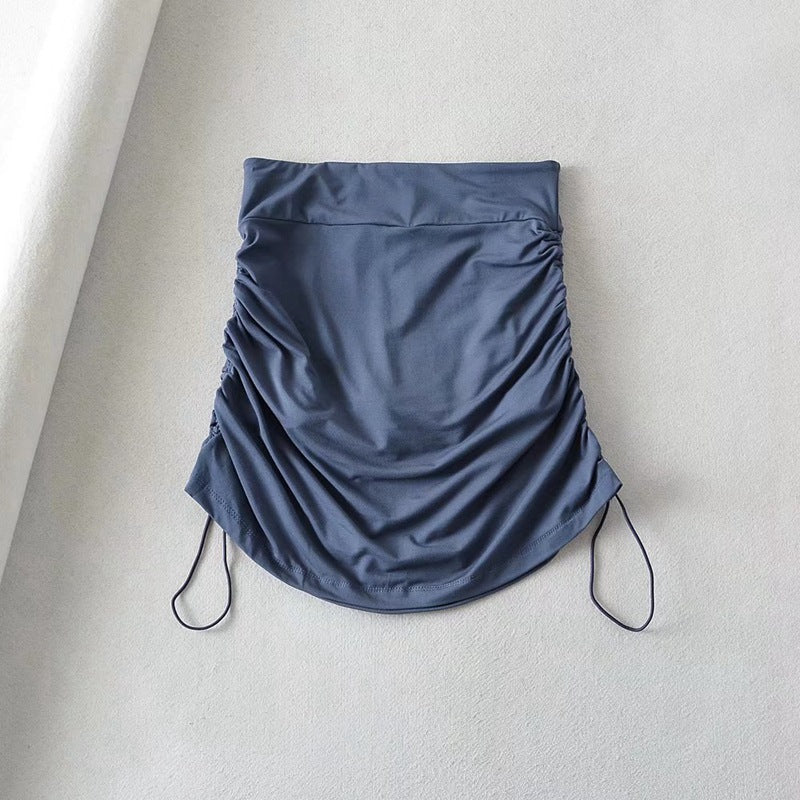 Women Skirt Slimming High Waist Workout Pants Bottoming Skort