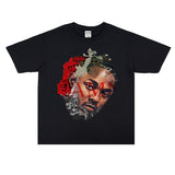 Kendrick Lamar T-Shirts Tide Brand Rap Kendrick Lamar Hip Hop Cotton T-Shirt