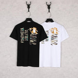 Bathing Ape T Shirt Summer Zipper Printed Short Sleeve
