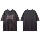 Men T Shirt Hiphip Street Style Short Sleeve T-shirt Men and Women Couple