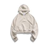 Unisex Sweatshirt Autumn Embroidery Half Zipper Sweater