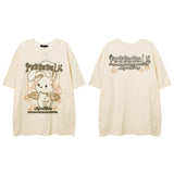 Men T Shirt Vintage Cute Short Sleeve T-shirt Men and Women Ins Style Country