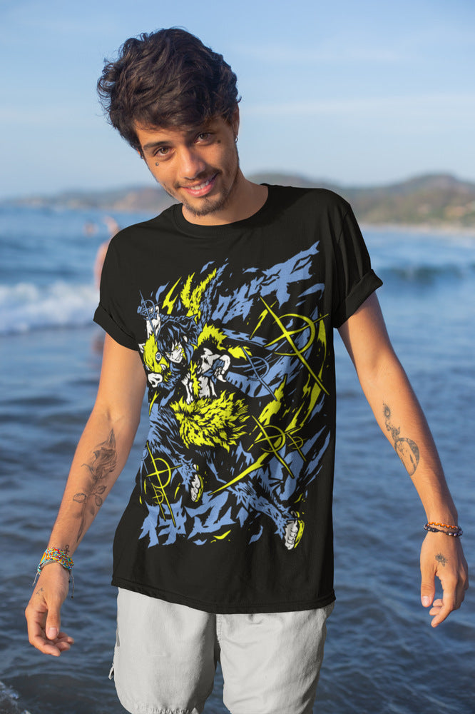 Inosuke Demon Slayer Kimetsu Manga Strip Anime Unisex Tshirt