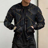 Graffiti Bomber Jacket Men's Autumn and Winter Jacket Men's Jacket