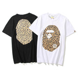 Bathing Ape T Shirt Summer Leopard Print Short Sleeve T-shirt