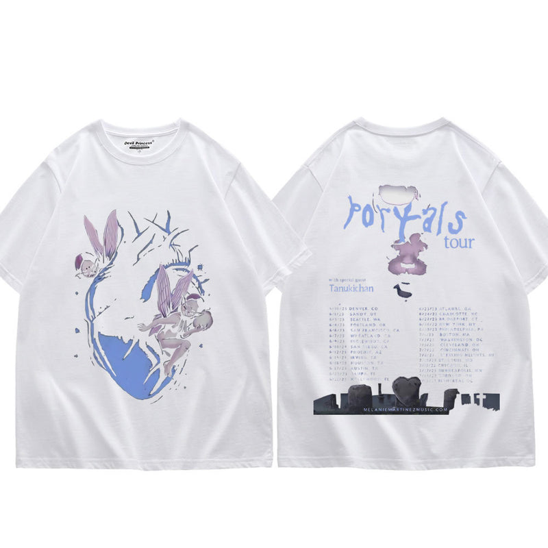 Singer Melanie Martinez Portals Tour Print T Shirt Men