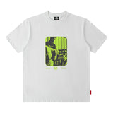Men T Shirt Hip Hop Print Short Sleeve T-shirt Men and Women All-Matching Cotton