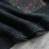 Male Tees Shirts Graphic Men's T-shirt Washed Tops