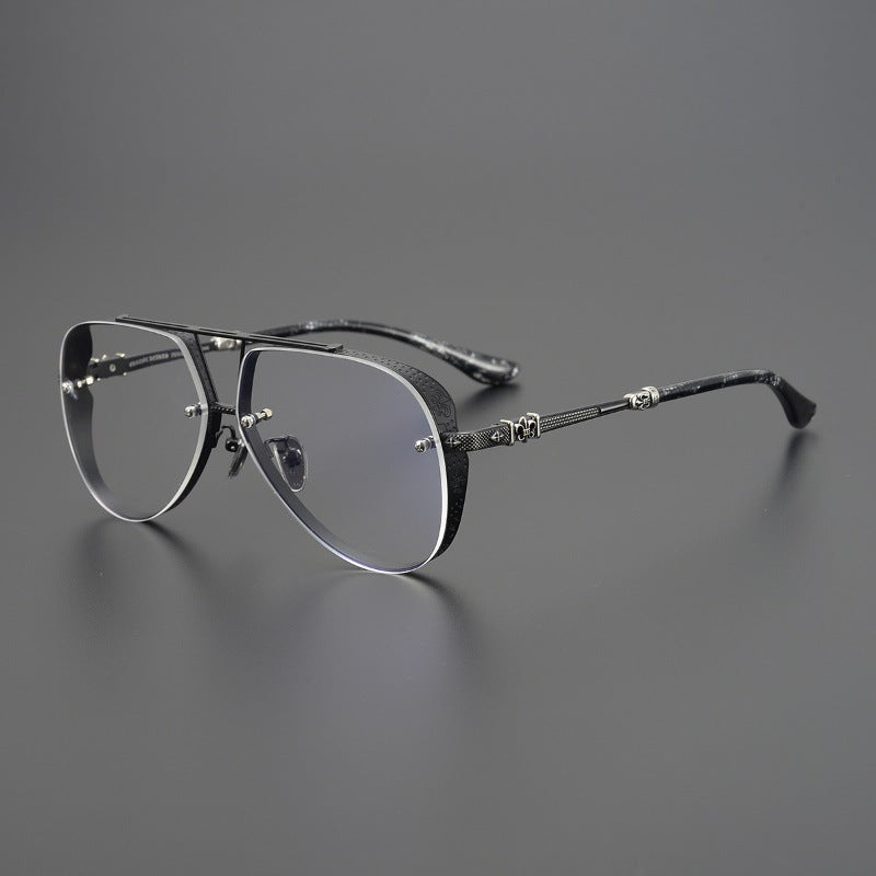 CHH Chrome Hearts Glasses Luxury Collector's Edition Vintage Glasses Frame Wide Rim Glasses Frame Sunglasses