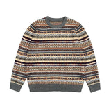Kapital Sweater Vintage Jacquard Knitwear Ethnic Style Pullover Sweater