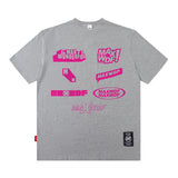 Men T Shirt West Coast Cartoon Printed Short Sleeve T-shirt Men and Women Loose Casual